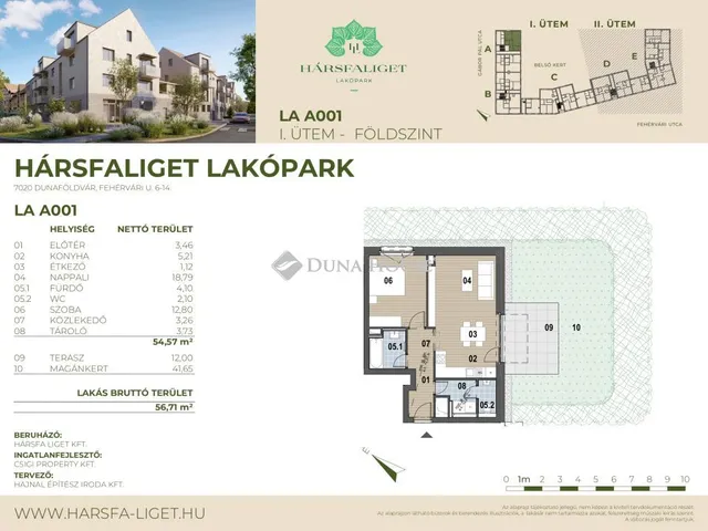 Eladó lakás Dunaföldvár 71 nm