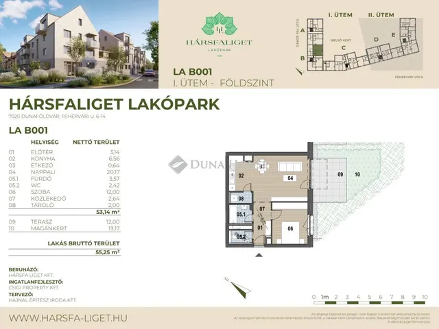 Eladó lakás Dunaföldvár 62 nm