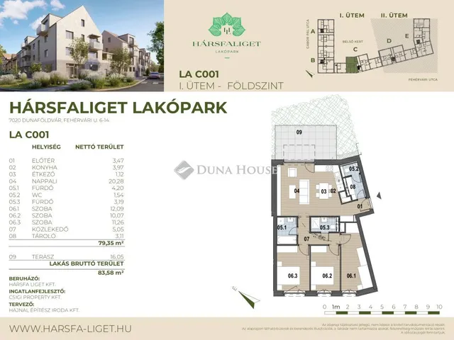 Eladó lakás Dunaföldvár 87 nm