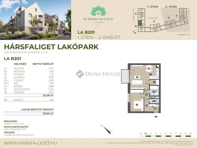 Eladó lakás Dunaföldvár 53 nm