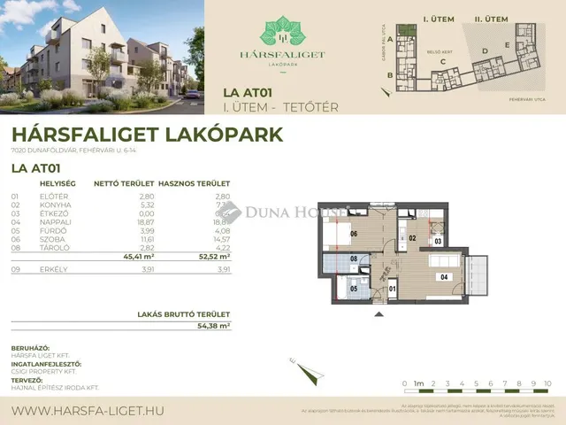 Eladó lakás Dunaföldvár 54 nm