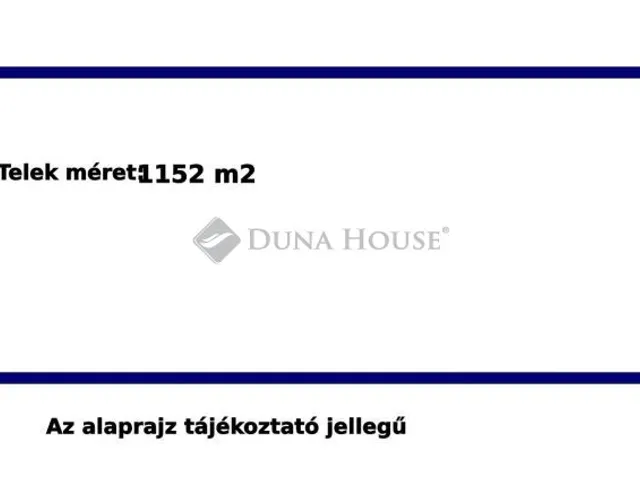Eladó telek Biatorbágy 1152 nm