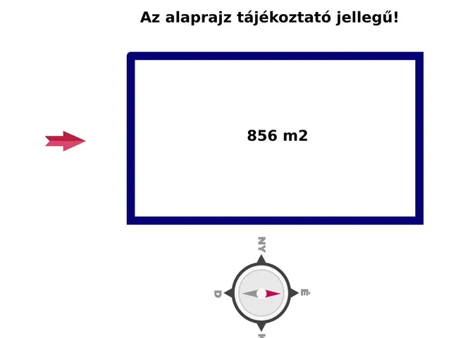 Eladó telek Szigetszentmiklós 856 nm