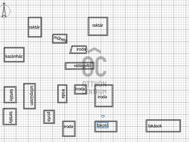 Eladó kereskedelmi és ipari ingatlan Ászár 2500 nm