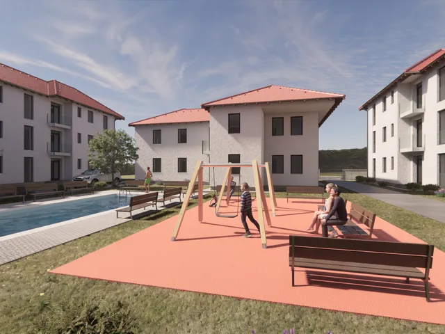 Eladó új építésű lakópark Cserkeszőlő 45 nm