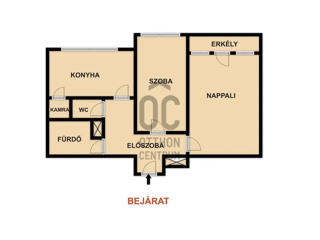 Eladó lakás Tatabánya, Dózsakert 53 nm
