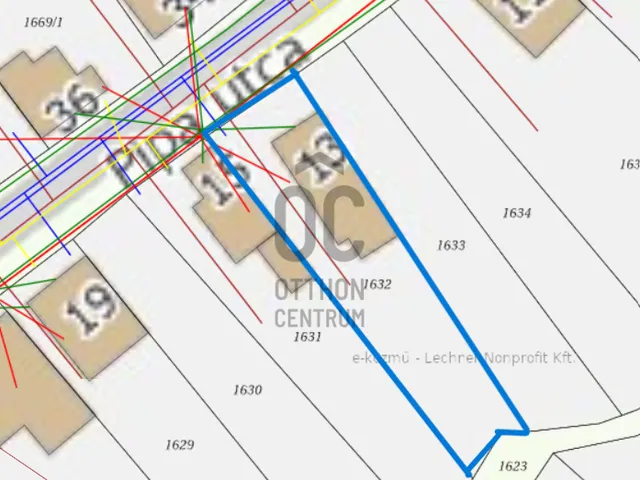 Eladó telek Abasár 571 nm