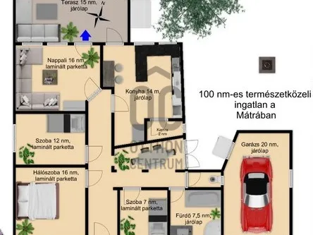 Eladó ház Abasár 100 nm