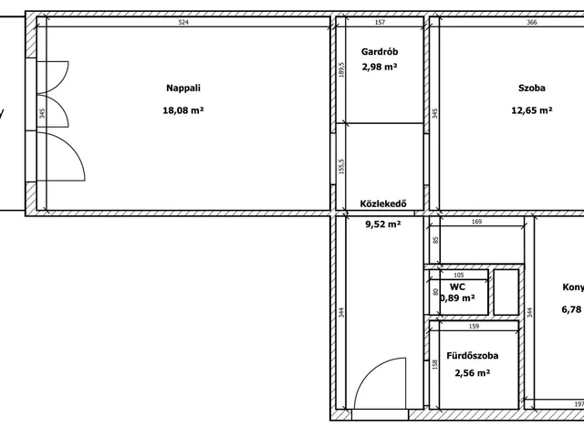 Eladó lakás Kazincbarcika 55 nm