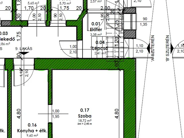 Eladó lakás Miskolc, Belváros 35 nm