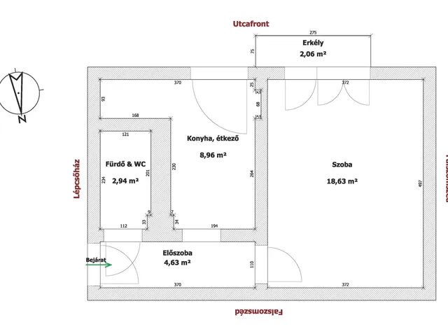 Eladó lakás Miskolc 38 nm