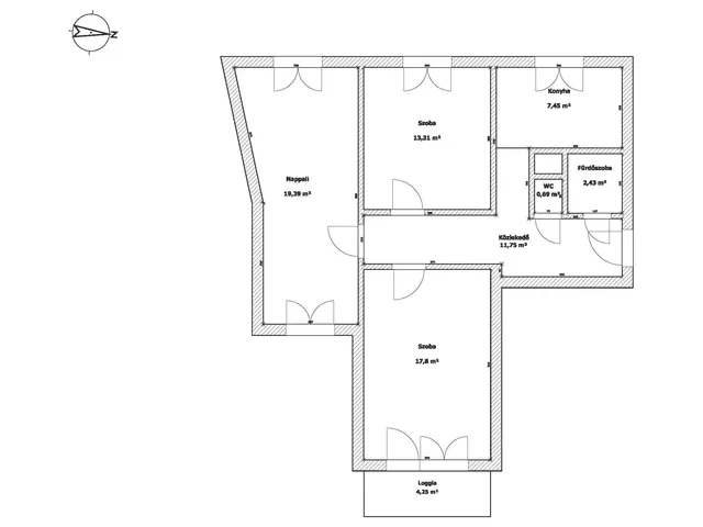 Eladó lakás Miskolc, Belváros 76 nm