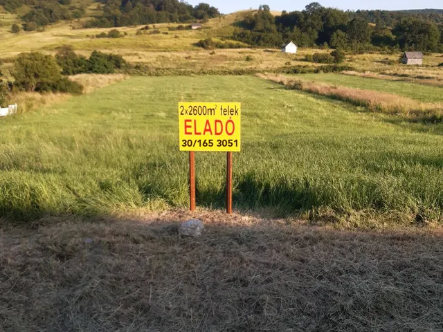 Eladó telek Varbó 2668 nm