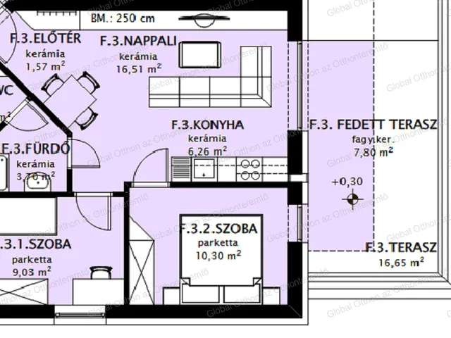 Eladó lakás Mosonmagyaróvár 57 nm