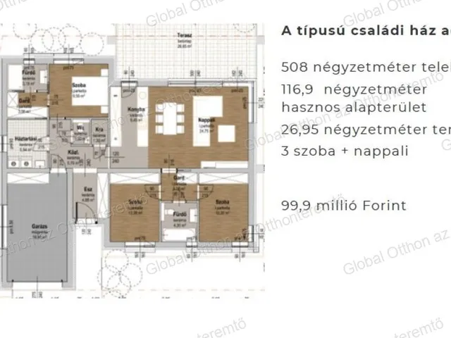 Eladó ház Mosonmagyaróvár 116 nm