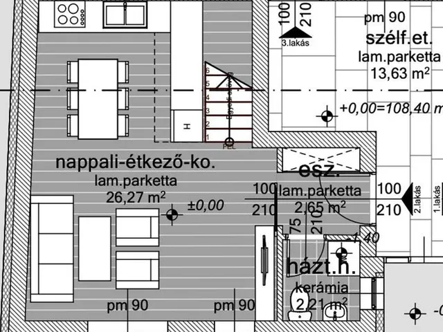 Eladó lakás Vác 98 nm