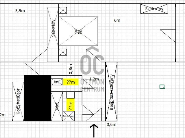 Eladó lakás Kaposvár, Kinizsi-lakótelep 57 nm