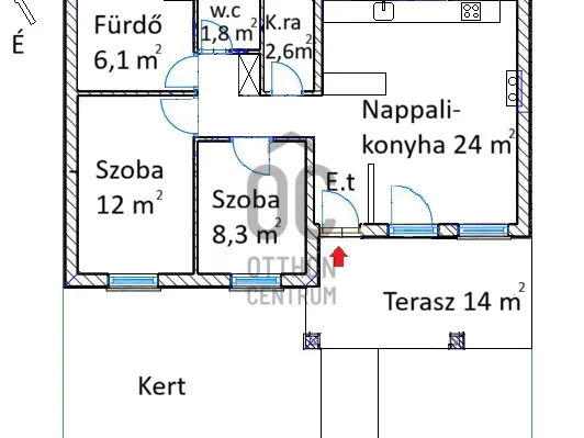 Eladó lakás Gyömrő 61 nm