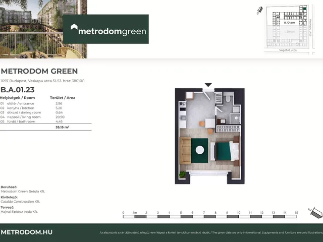 Eladó lakás Budapest IX. kerület 35 nm