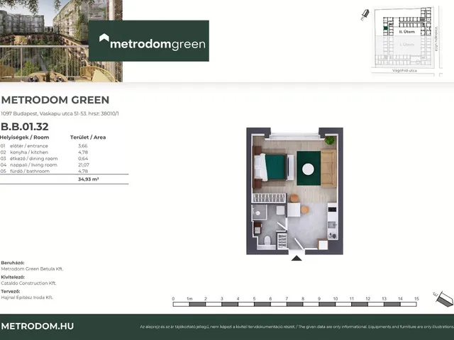 Eladó lakás Budapest IX. kerület 35 nm