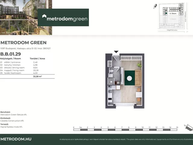 Eladó lakás Budapest IX. kerület 32 nm
