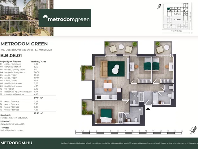 Eladó lakás Budapest IX. kerület 87 nm