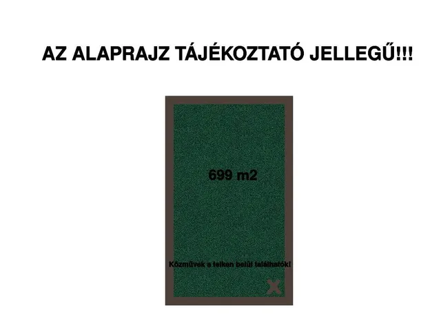 Eladó telek Mosonmagyaróvár 699 nm