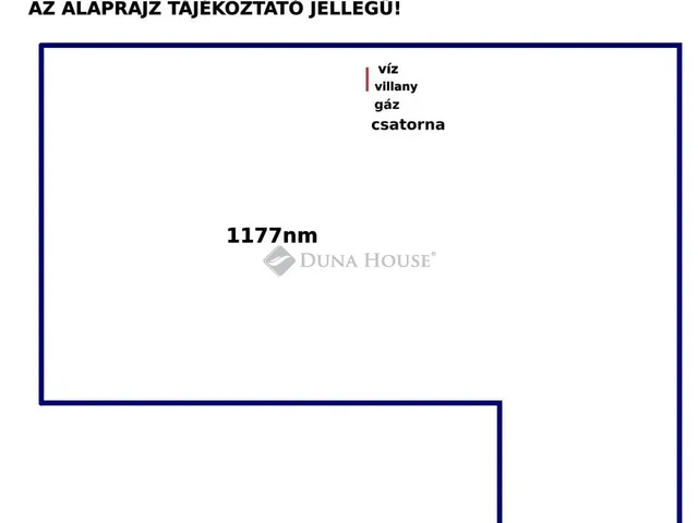 Eladó telek Mosonszentmiklós 1177 nm