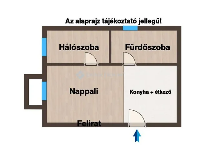 Eladó lakás Győr 40 nm