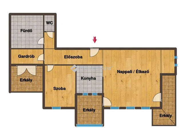 Eladó lakás Rajka 95 nm