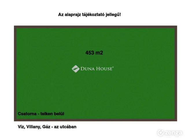 Eladó telek Mosonmagyaróvár 453 nm