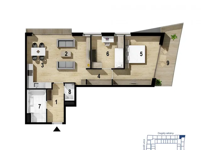 Eladó lakás Budapest XIII. kerület 75 nm