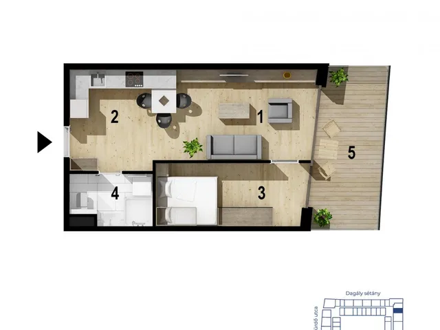 Eladó lakás Budapest XIII. kerület 40 nm