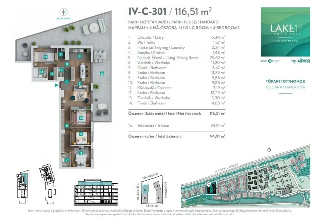 Eladó lakás Budapest XI. kerület, Kőérberek 117 nm