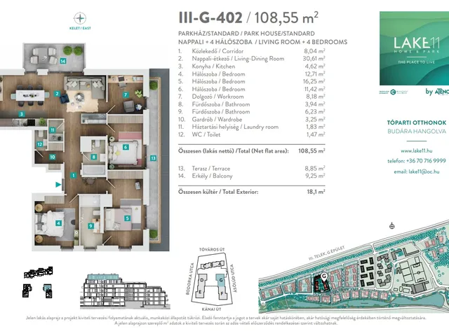 Eladó lakás Budapest XI. kerület 109 nm