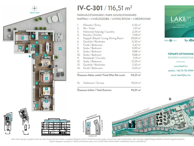 Eladó lakás Budapest XI. kerület, Kőérberek 117 nm