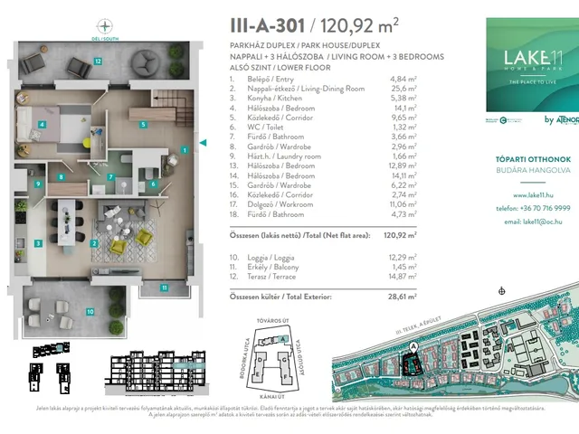 Eladó lakás Budapest XI. kerület, Kőérberek 121 nm