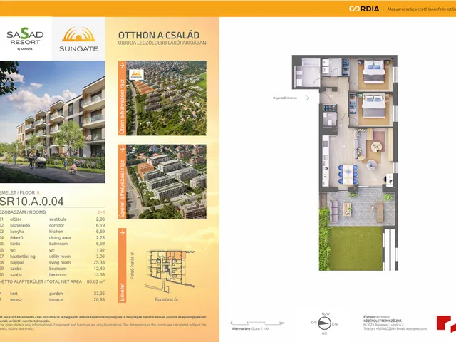 Eladó lakás Budapest XI. kerület, Sasad-Sashegy XI. ker., Virágkertész utca 1/A-2A 91 nm