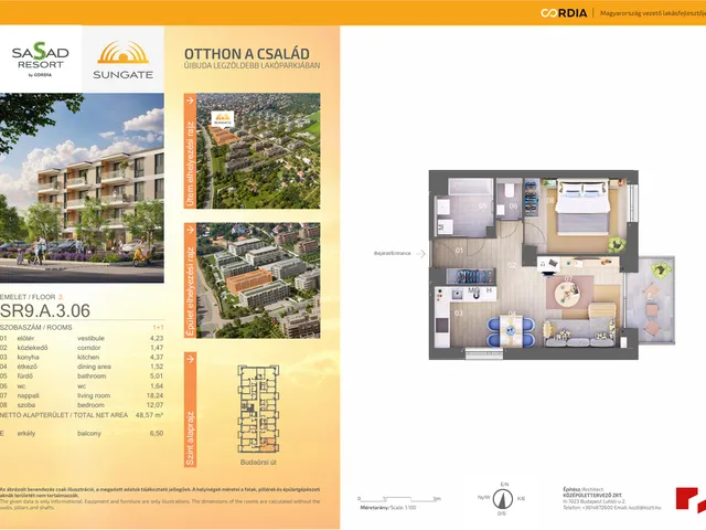 Eladó lakás Budapest XI. kerület, Sasad-Sashegy XI. ker. 44 nm