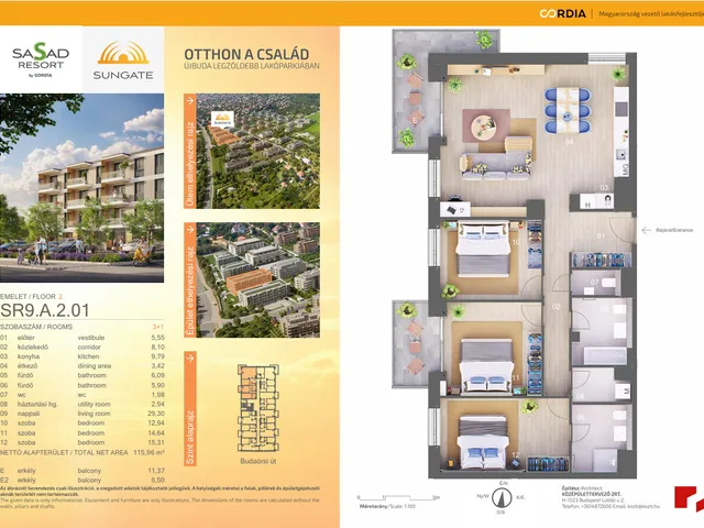 Eladó lakás Budapest XI. kerület, Sasad-Sashegy XI. ker. 125 nm