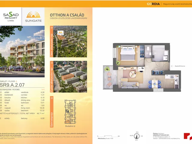 Eladó lakás Budapest XI. kerület, Sasad-Sashegy XI. ker. 52 nm