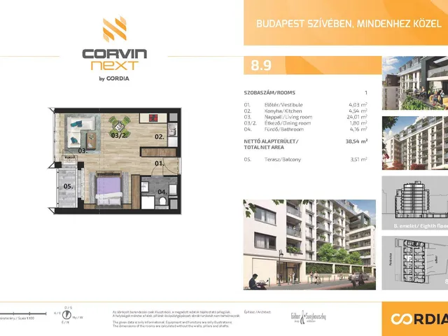 Eladó lakás Budapest VIII. kerület 39 nm