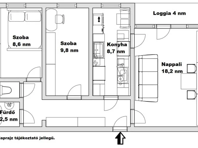 Eladó lakás Zalaegerszeg 60 nm
