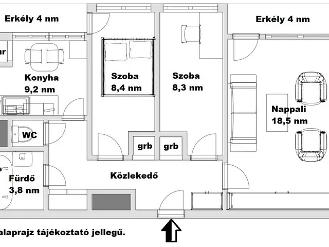 Eladó lakás Zalaegerszeg 63 nm