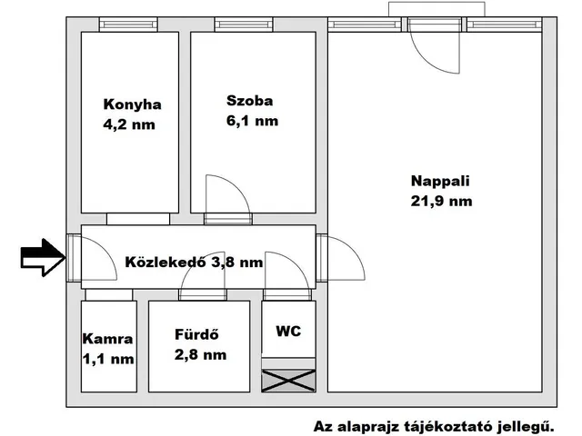 Eladó lakás Zalaegerszeg 42 nm