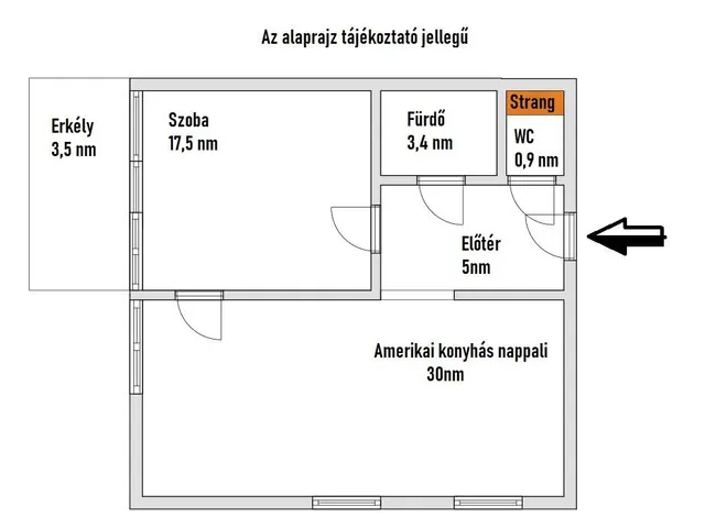 Eladó lakás Zalaegerszeg 58 nm