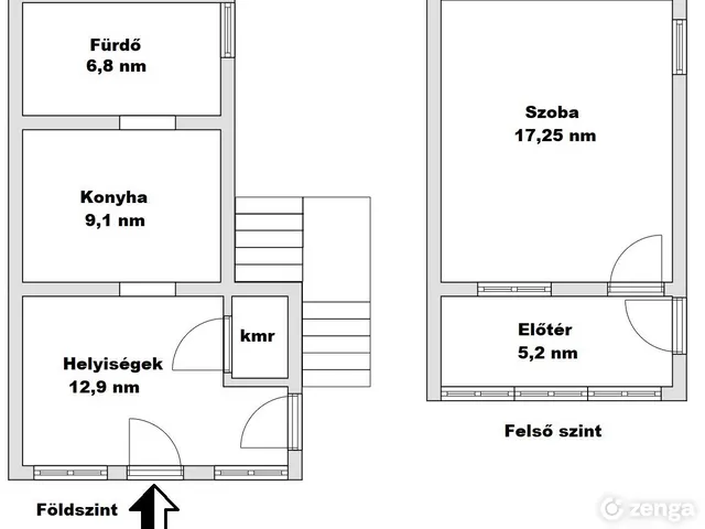 Eladó ház Zalaegerszeg 45 nm