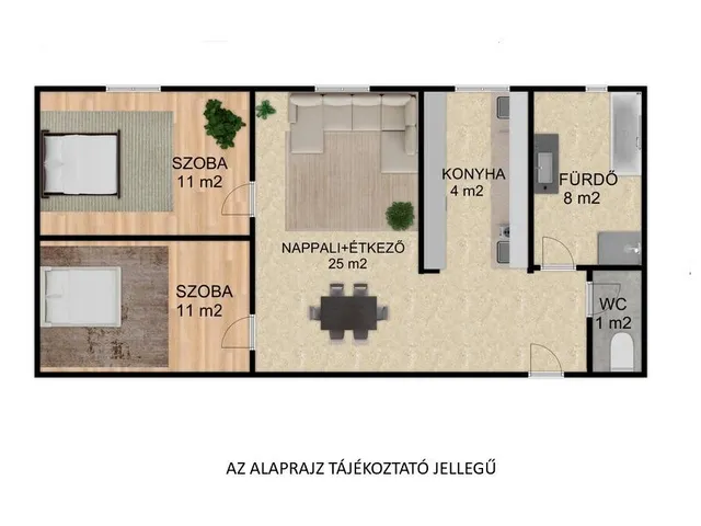 Eladó lakás Békéscsaba 60 nm