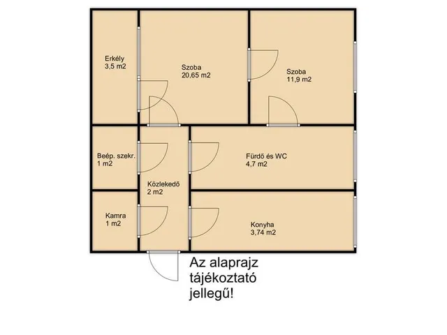 Eladó lakás Gyomaendrőd 54 nm