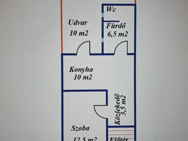 Eladó lakás Gyula 36 nm